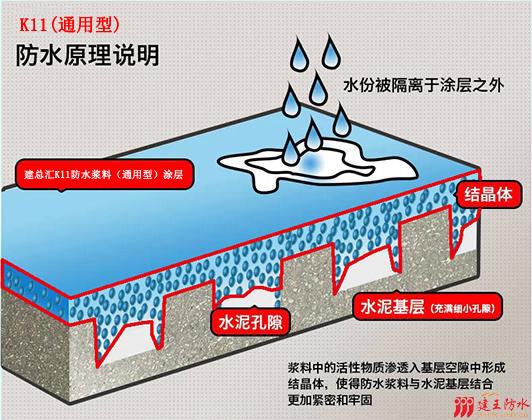 K11防水浆料通用型和柔韧型的区别－防水知识－ 建王防水